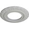 Ekena Millwork Claremont Ceiling Medallion (Fits Canopies up to 5 5/8"), Hnd-Painted Frost, 9"OD x 4 1/2"ID x 1/2"P CM09CLFRF - alternate 3